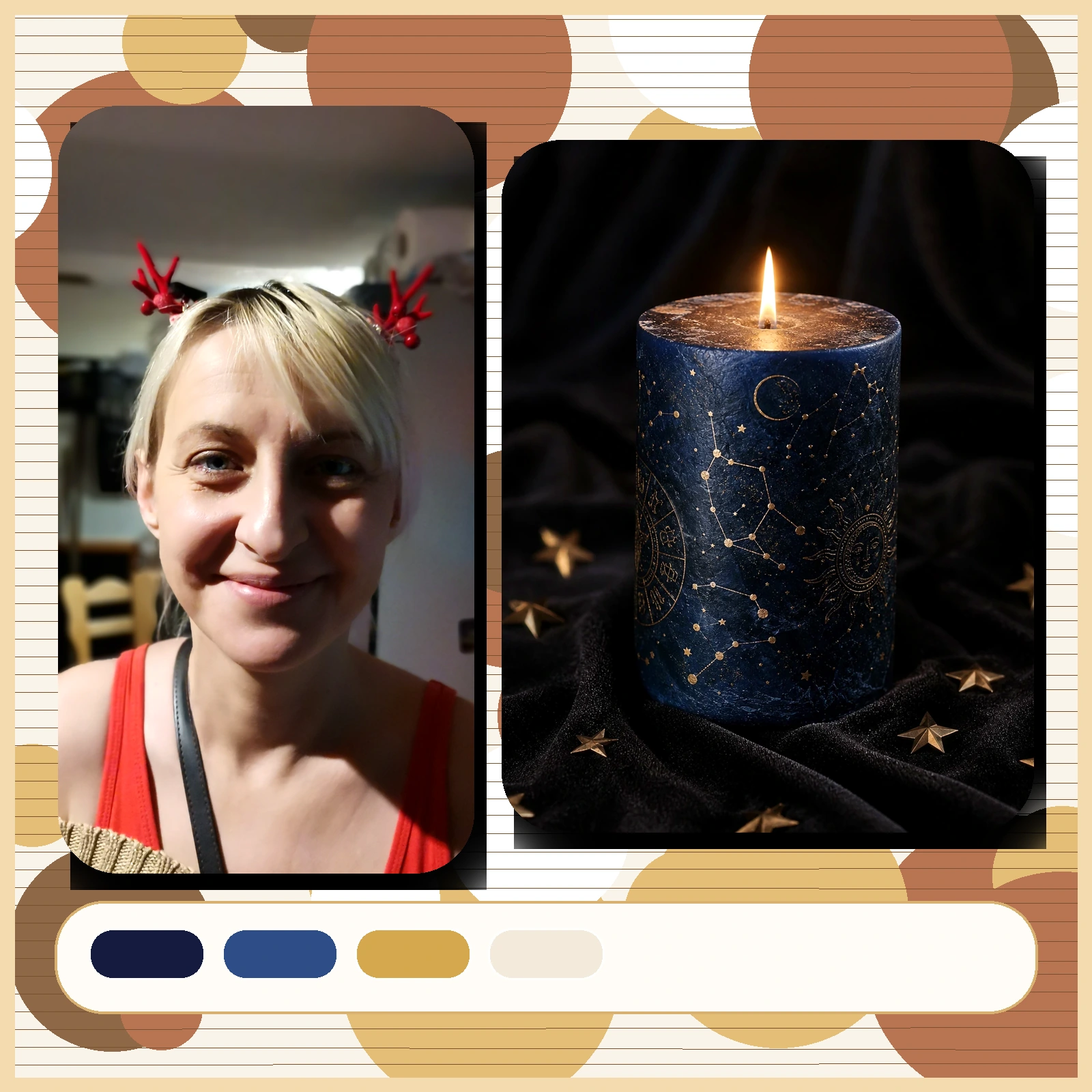 Sternzeichen mit Anna und Kerzenwelt