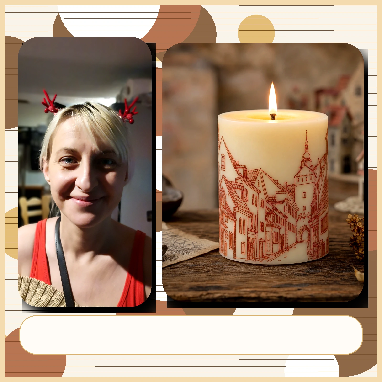 Altstadtlicht mit Anna und Kerzenbild