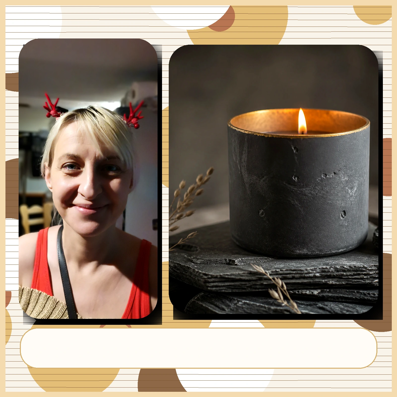 Schiefergold mit Anna und Kerzenbild