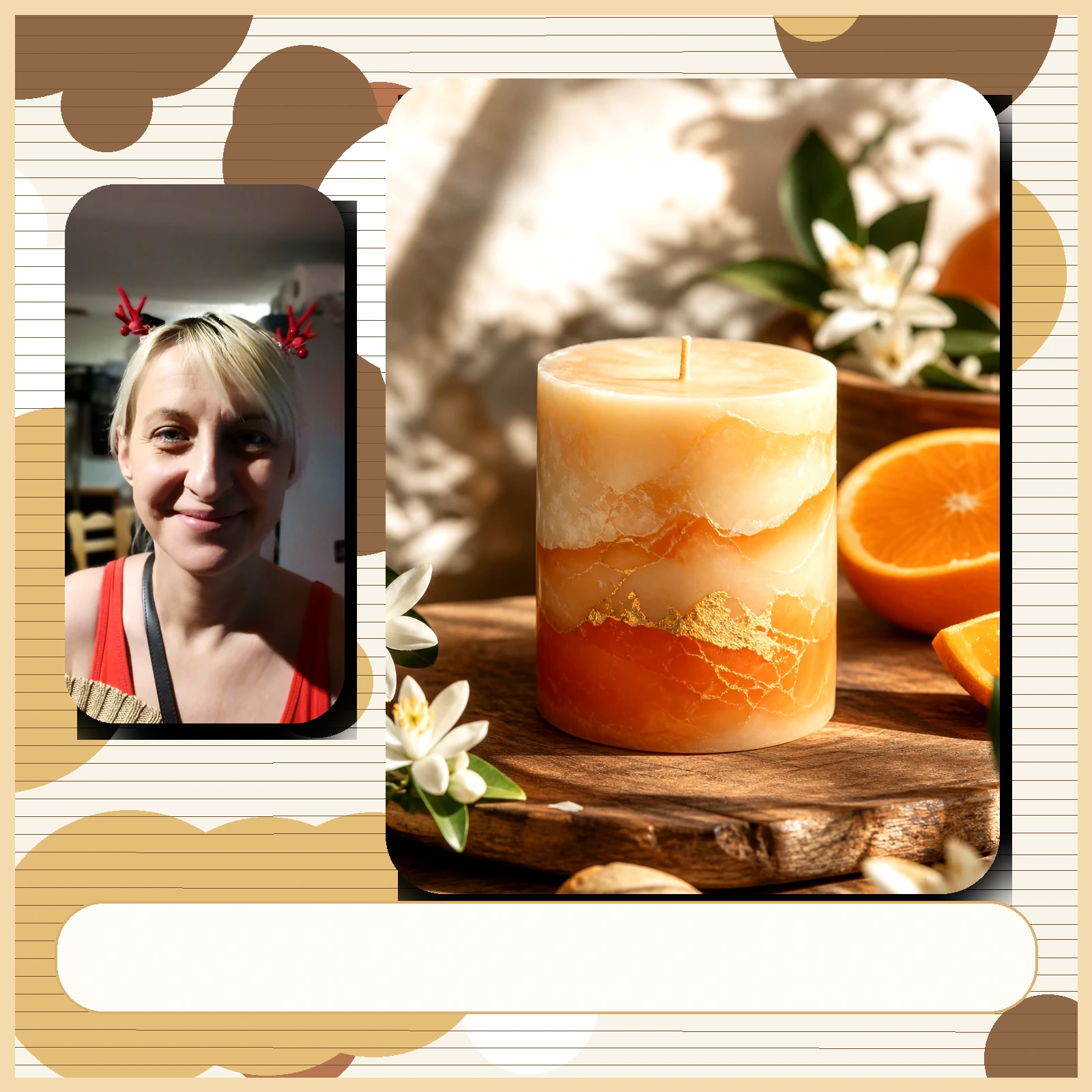 Valencia Orange Kerzenbild 3