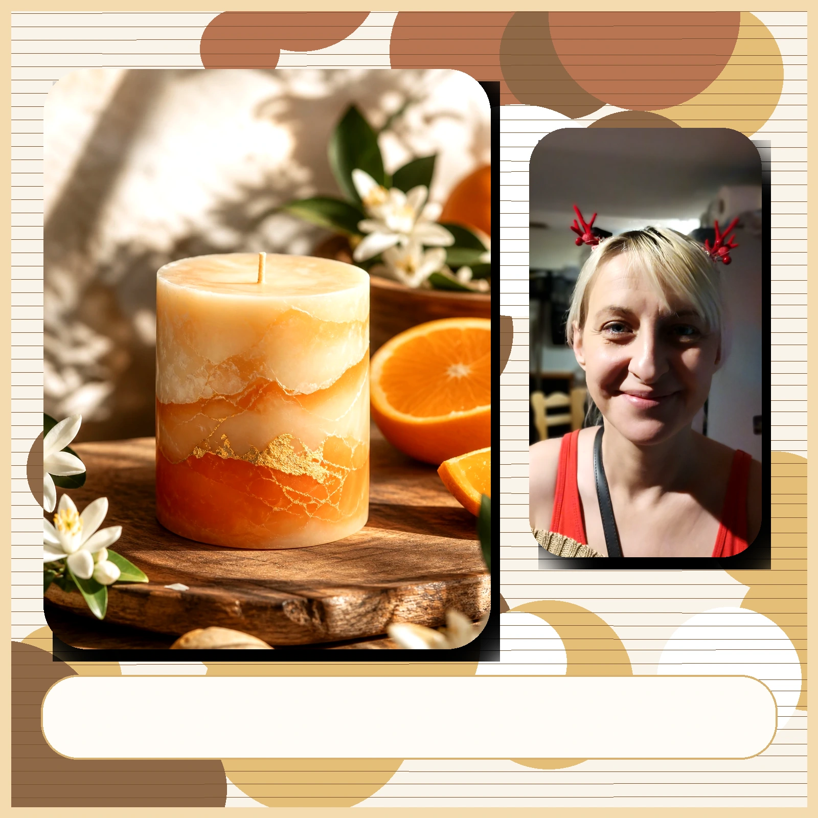 Valencia Orange Kerzenbild 2